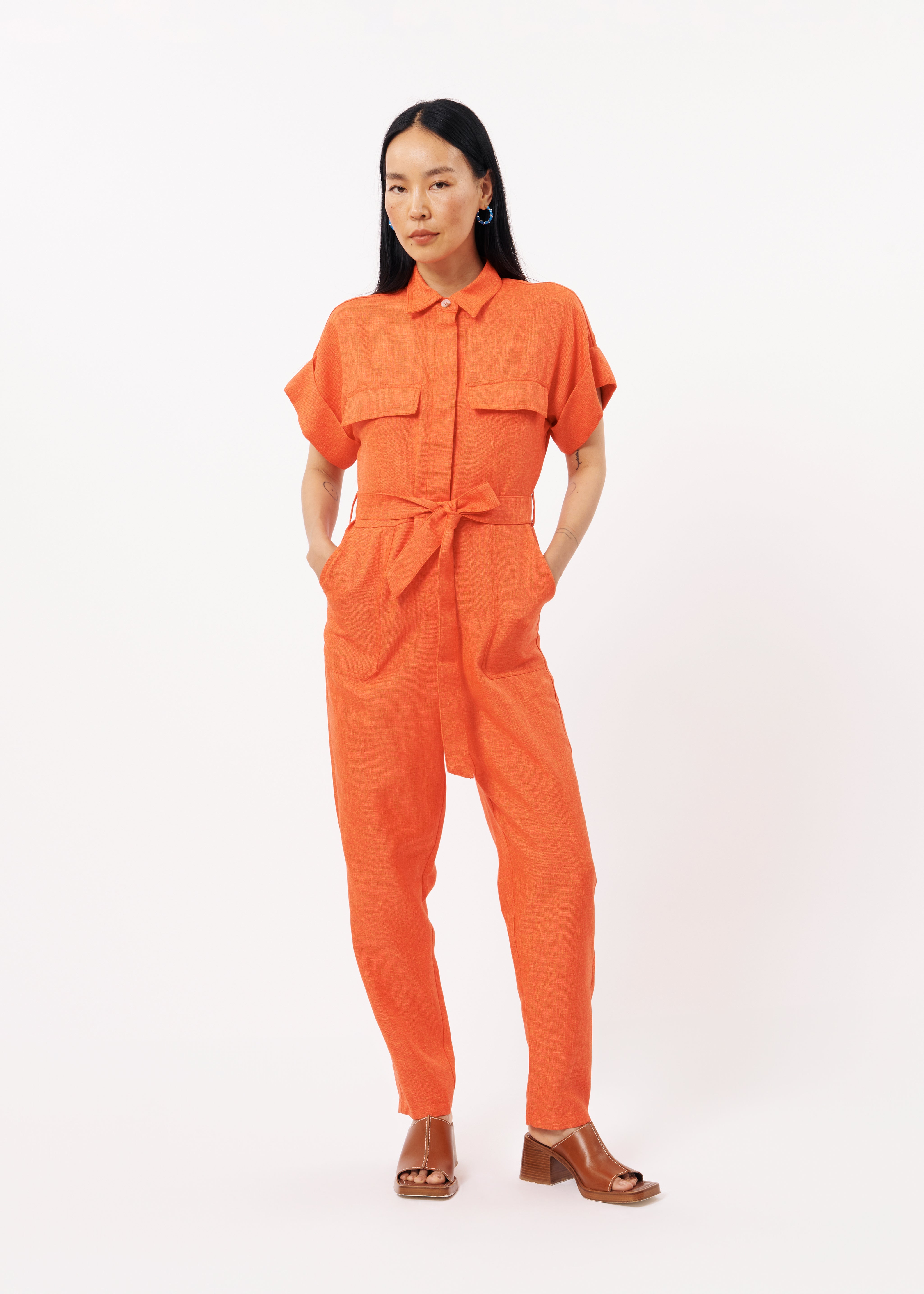 ELFIE Orange jumpsuit