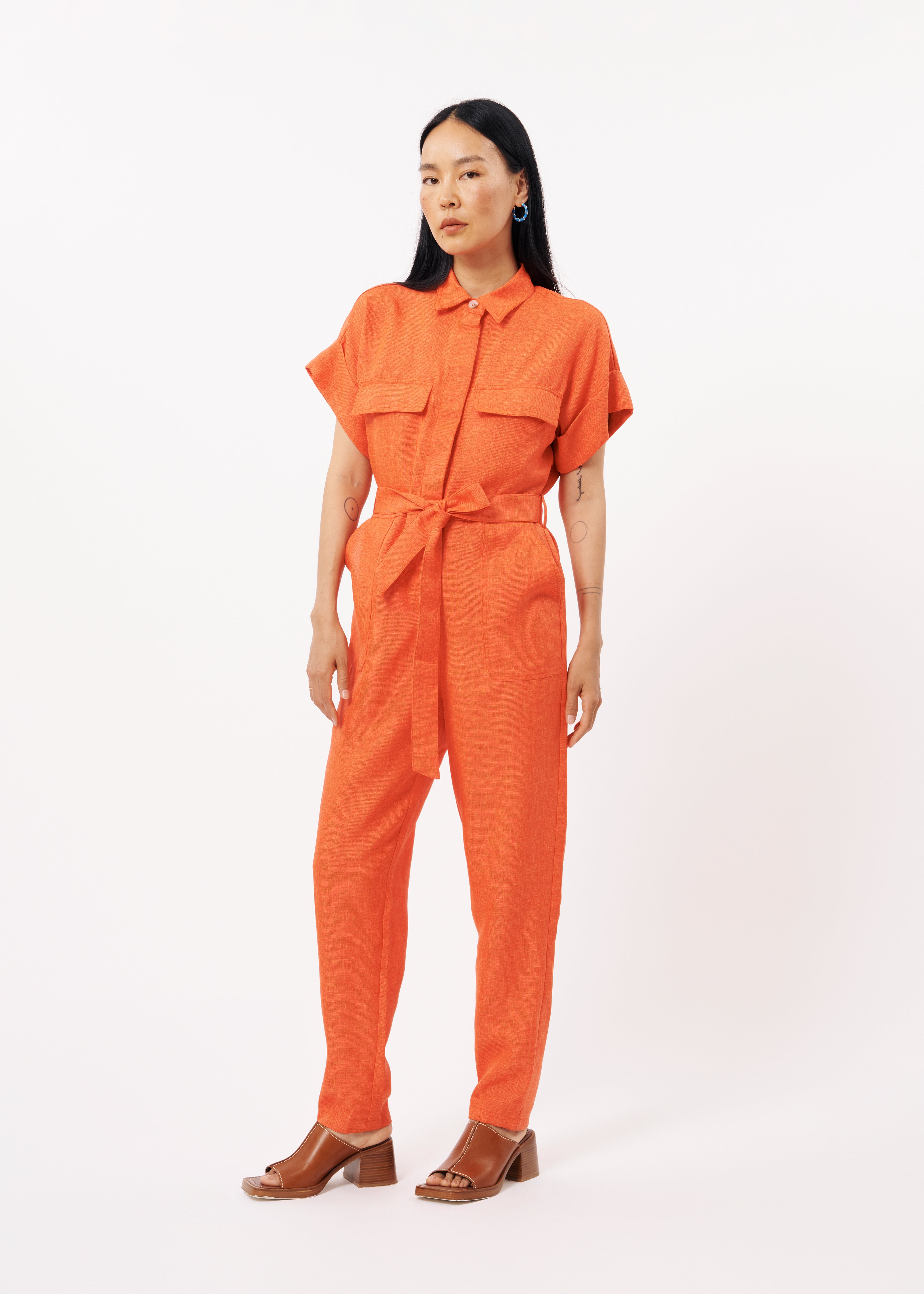 ELFIE Orange jumpsuit