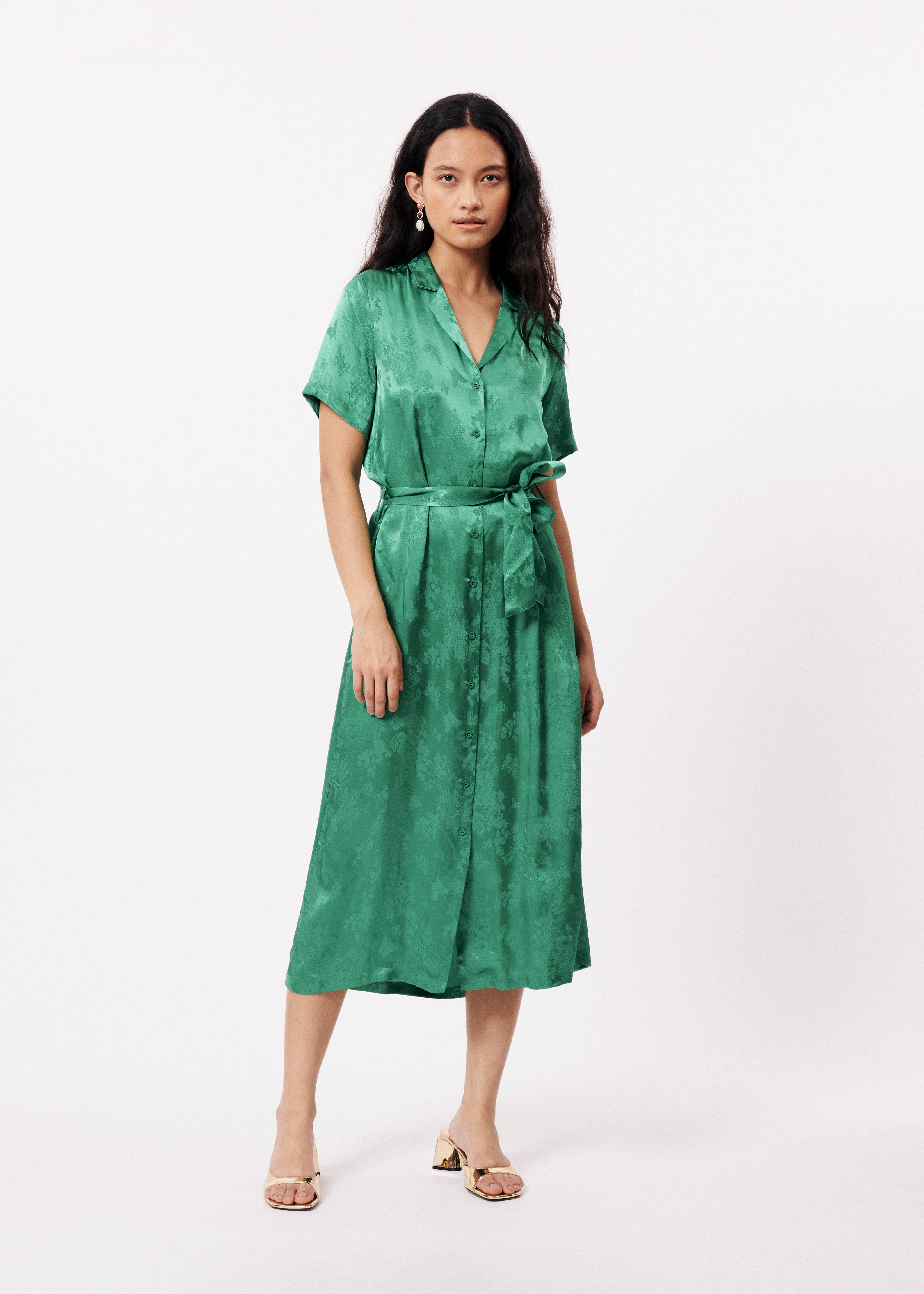 AGLAE Emerald Dress