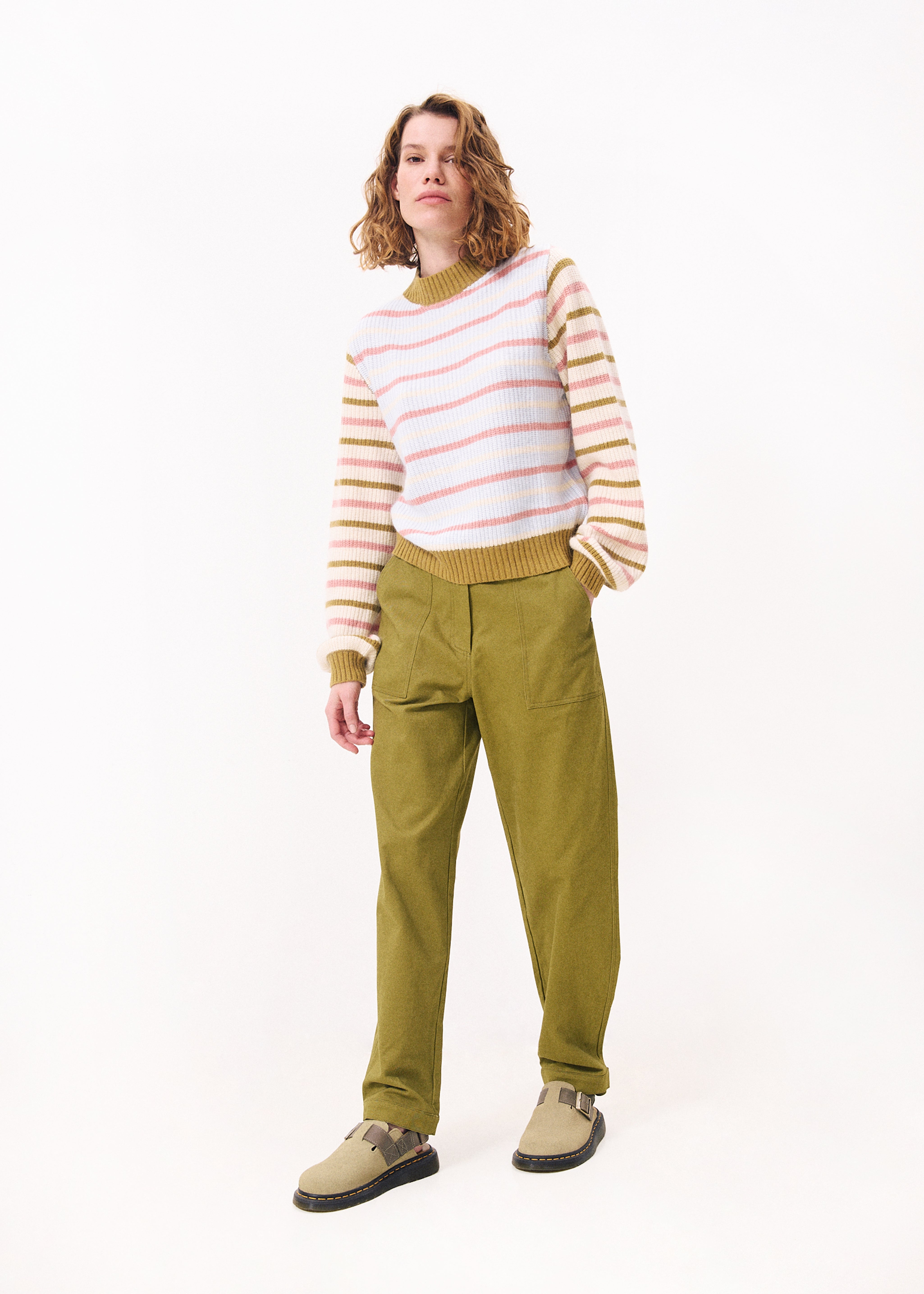 Trousers BIANCA Olive