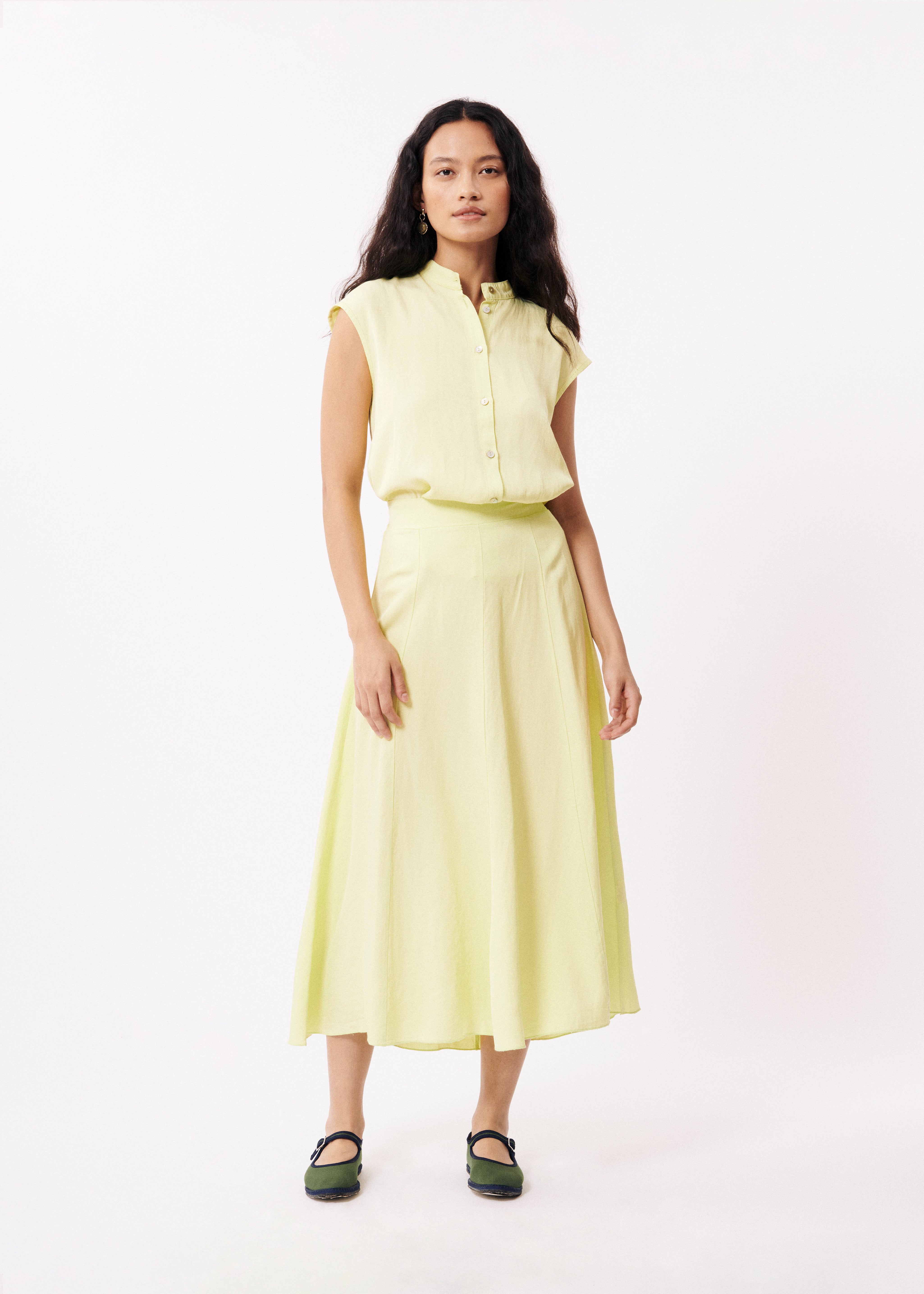 CLEYA skirt Lime