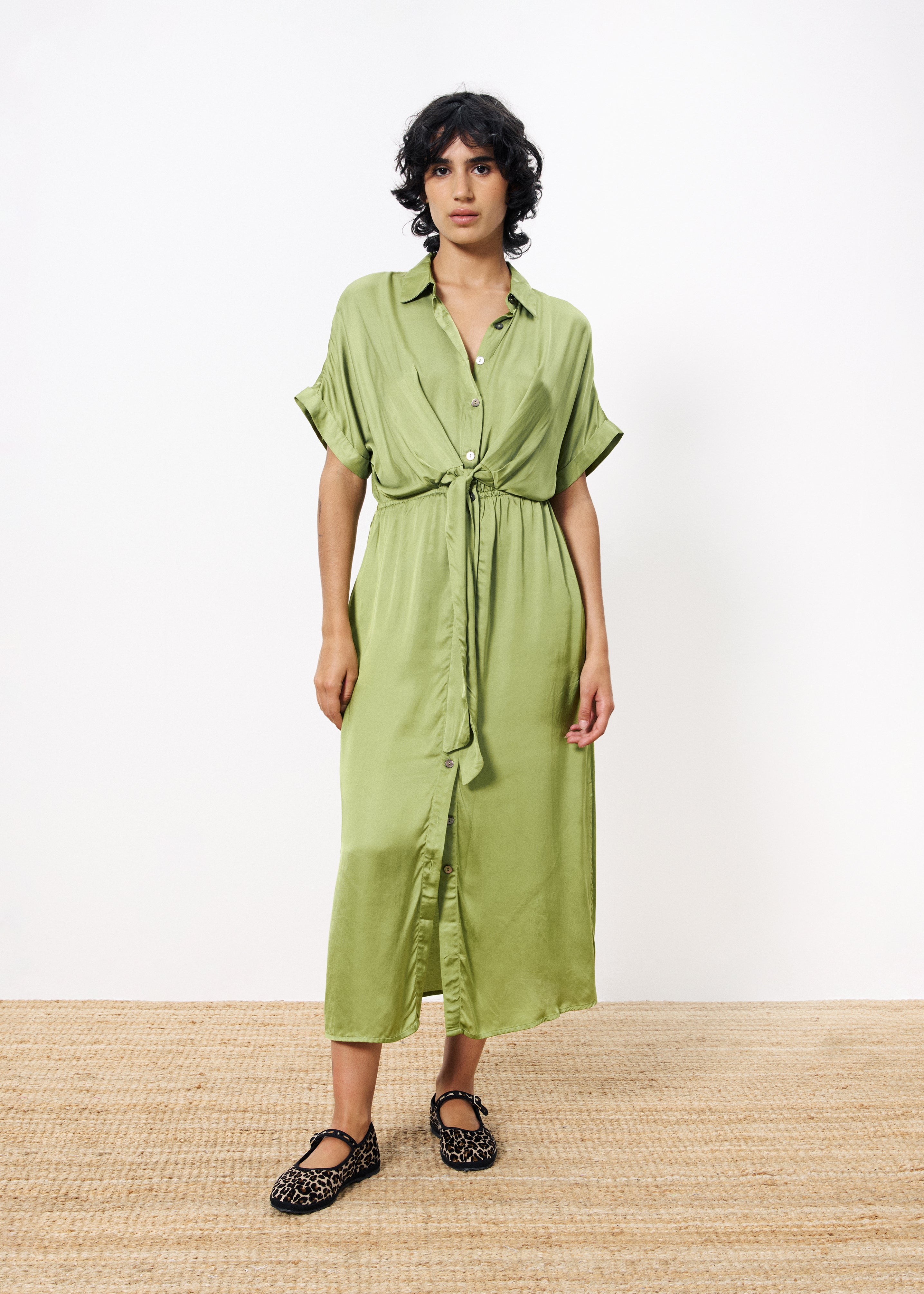 Estee Lime Green Dress FRNCH.fr Estee Lime Green Dress FRNCH.fr