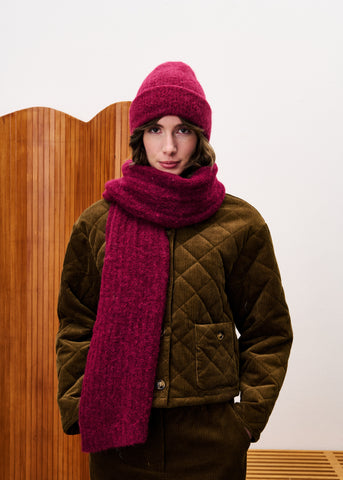 Echarpe CORYDALIS Bordeaux