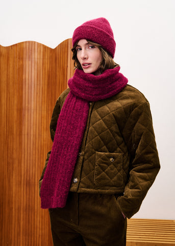 Bonnet GLYCINE Bordeaux