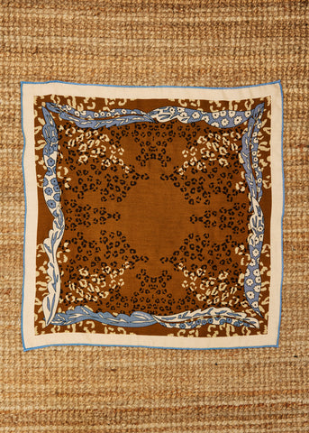 Foulard TANAISIE Leo ocre