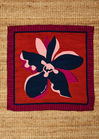 Foulard TANAISIE Geo flowers