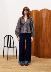 Blouse BOLDO Marron glace