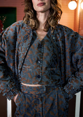 Weste Anzug GARY Braun glace