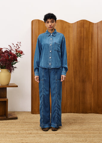 Pantalon BALSAMINE Bleu jean