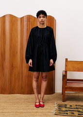 Black Eyelet Dress