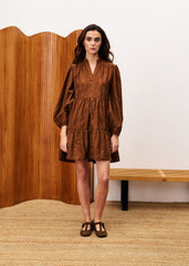 BUCKWHEAT Dress Ice Brown
