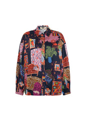 GERBERA Hemd Salon nacht