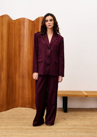 Pantalon HIBISCUS Bordeaux