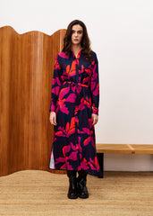 Kleid SUREAU Geo Blumen