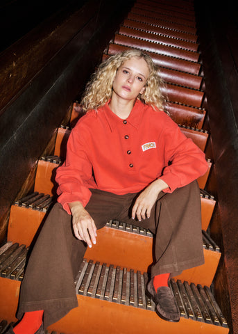 Sweatshirt TULIPE Rouge