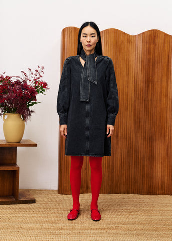 AUBEPINE Black Dress