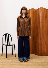 Chemise CARLIN Marron glace