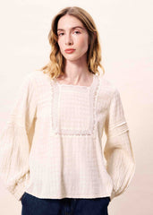 TEAHURA Butter Blouse