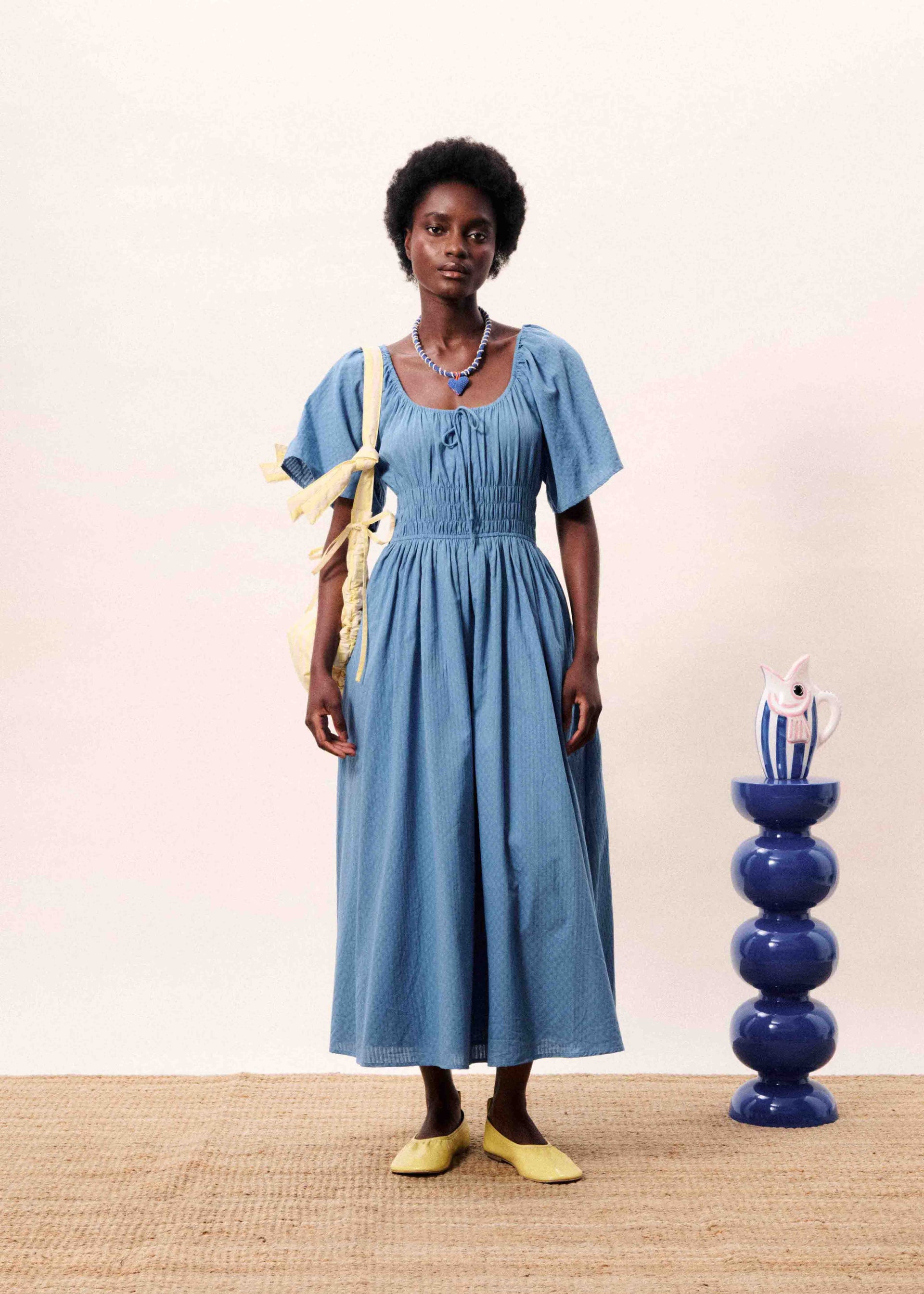 YEMANJA DRESS Denim Blue –