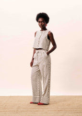 ISOLDE Cream Trousers