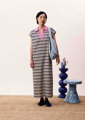 CHACHAYA Dress Navy Blue