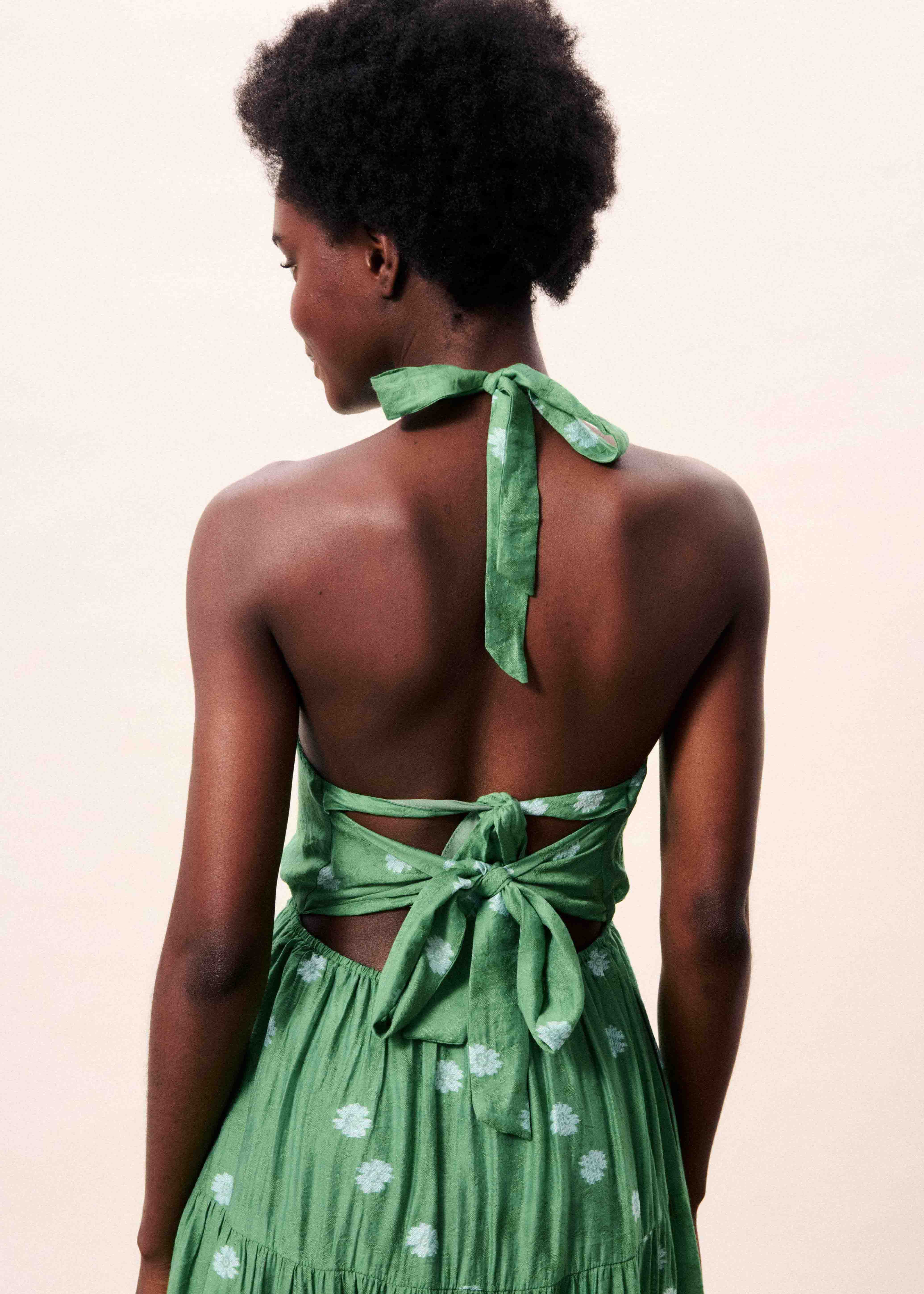 frnch green dress FRNCH Celine dress Everyday Style Story