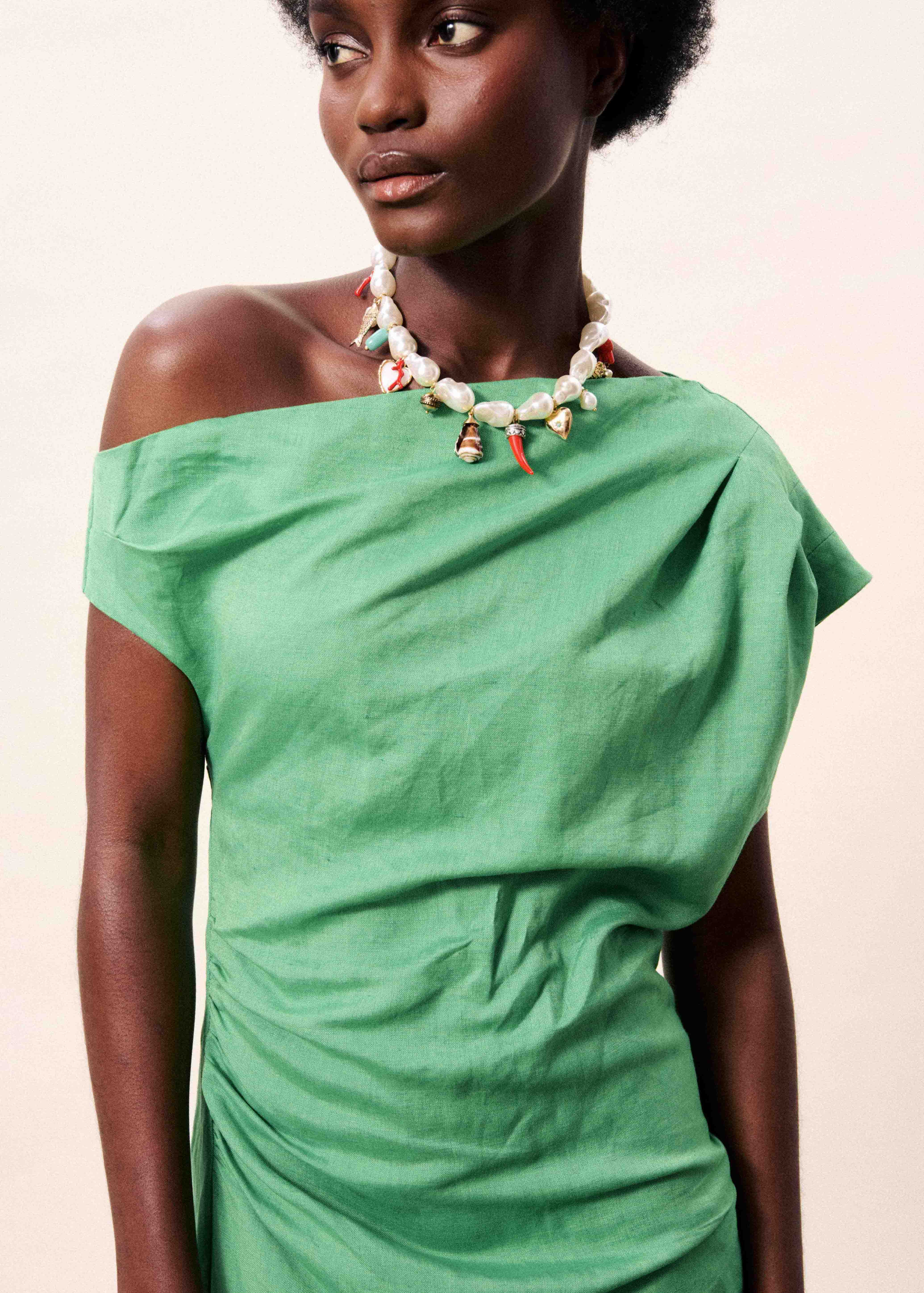 frnch green dress Lauria Green Dress FRNCH.fr