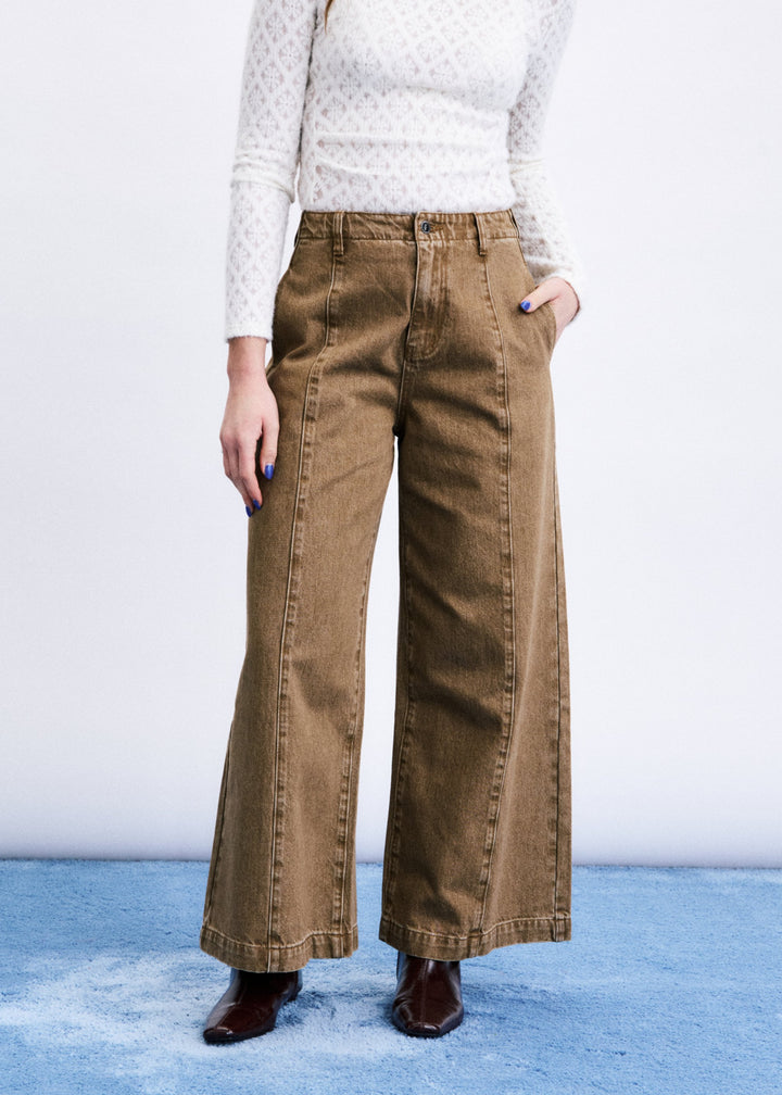 Jeans FUSHIMI Kastanjebruin