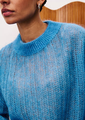 LYS Blue Denim Sweater