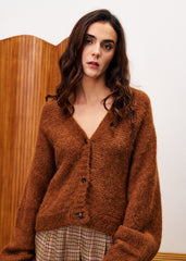 Cardigan BICHON Marron glace