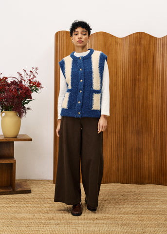 Cardigan SHIBA Bleu marine