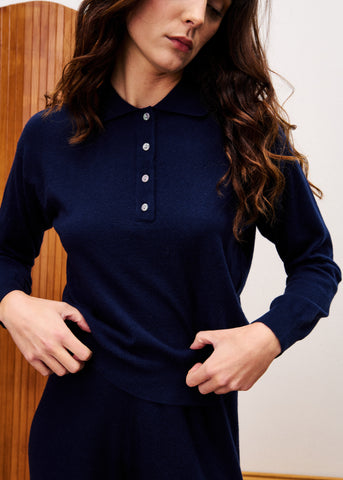 Pull CHEDID Bleu marine