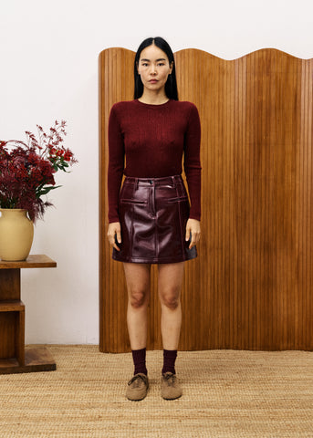 Pull GERANIUM Bordeaux