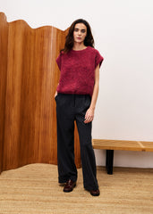 JASMIN Bordeaux Sweater