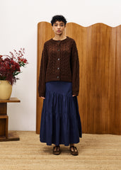 Cardigan GUIMAUVE Schokolade