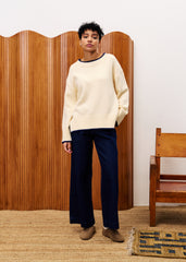 SNOWBALL Cream Sweater