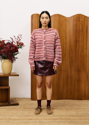 Cardigan CHAUSIE Bordeaux