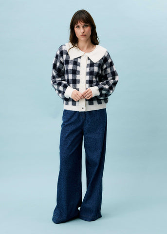 BOURGEON Cardigan Navy Blue