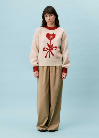 IXORA Cream Sweater
