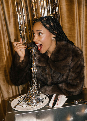 Manteau ESMERALDA Marron glace