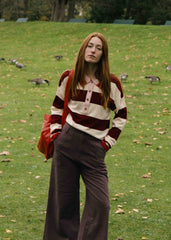 AMBROISIE Bordeaux Sweater