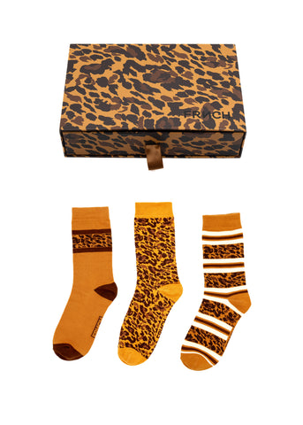 IVETE Leopard Sokken