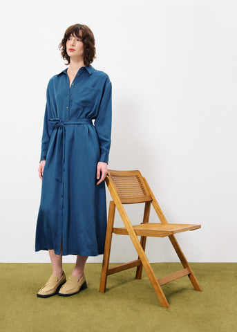 Jurk ADENISSE Blauw petroleum