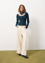 Pull AINOA Blau petrol