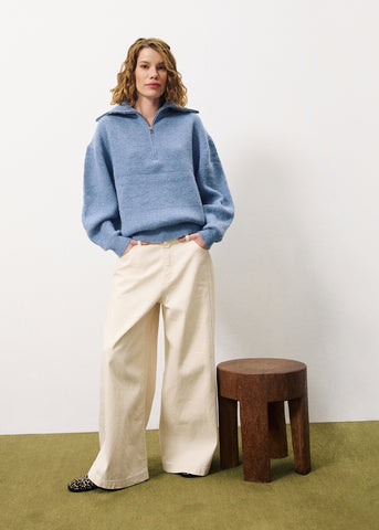 Pull ELORA Bleu jean