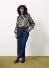 Bluse GYLIANE Flora Schokolade