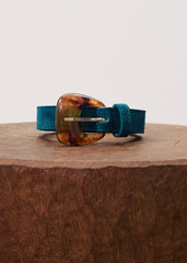 ELDA Gürtel Petrolblau