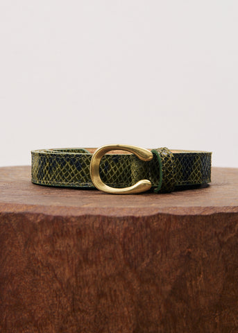 IDALIA Olijfgroene Ceinture