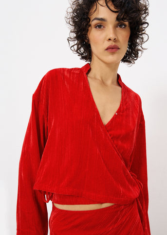 AIDEE Red Blouse
