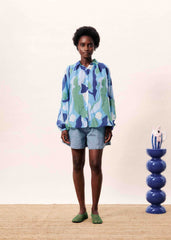 Chemise BERING Nenufar blauw